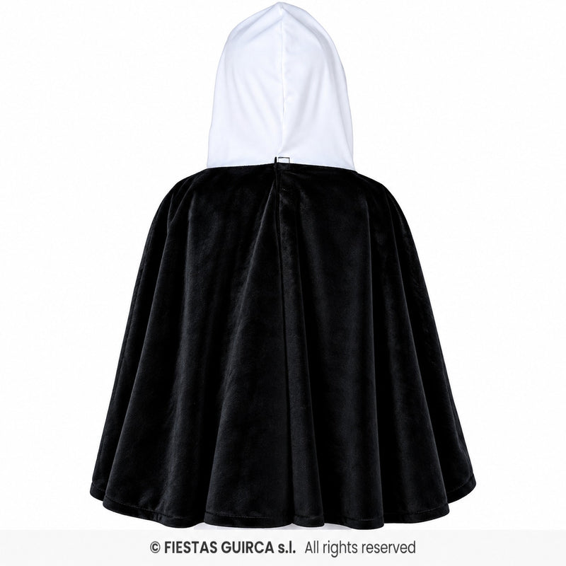 Babykostüm "Skelett Poncho" für Kinder | Schwarz Weiß