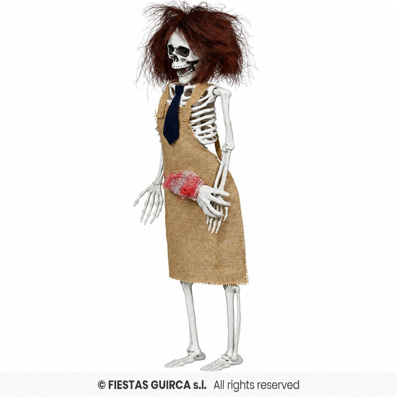 Hängefigur Skelett Metzger „Bones“ 40 cm | Halloween Dekoration