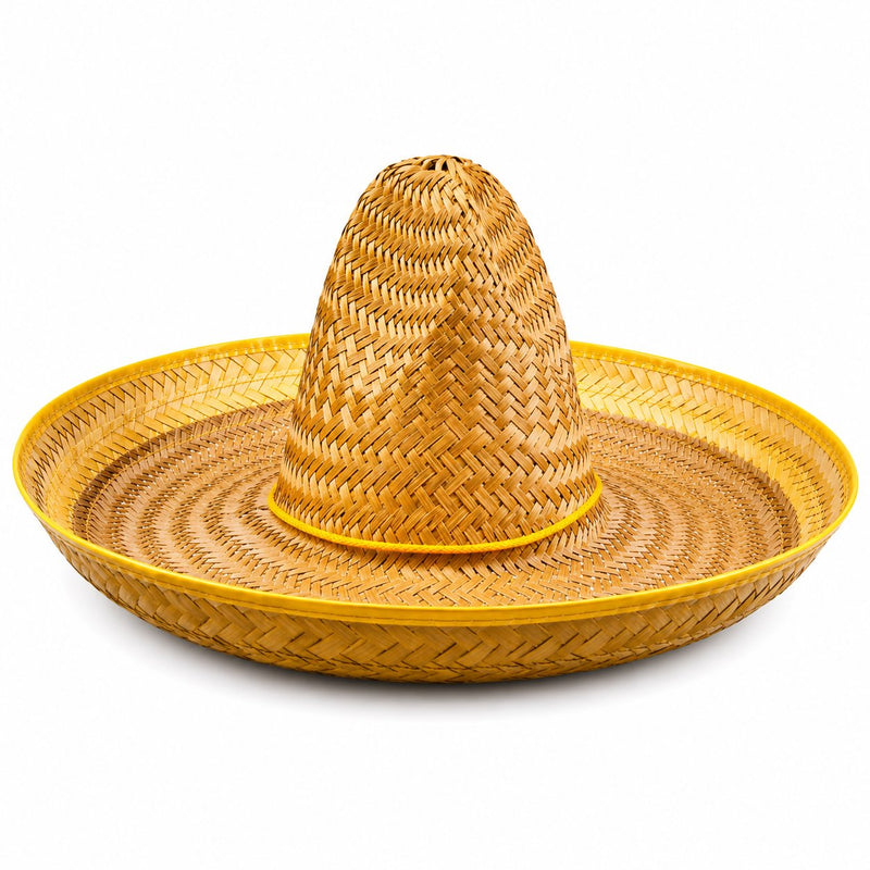 Sombrero "Santiago" Ø 50 cm | Strohhut zum Mexiko Kostüm
