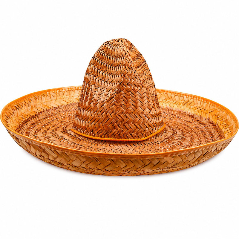 Sombrero "Santiago" Ø 50 cm | Strohhut zum Mexiko Kostüm