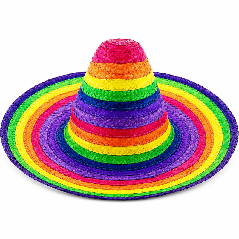 Sombrero "Santiago" Ø 50 cm | Strohhut zum Mexiko Kostüm