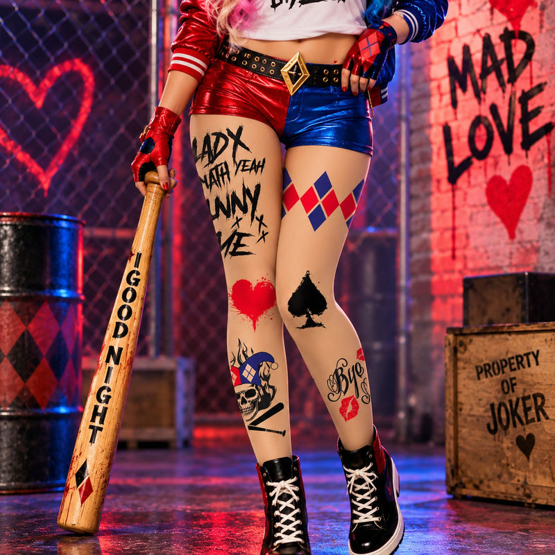Strumpfhose "Crazy Harlekin" für Damen | Einheitsgröße