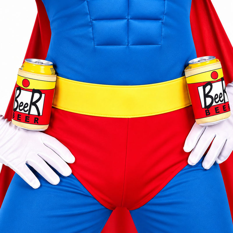 Superheld "Beer" Kostüm für Herren | Mehrfarbig