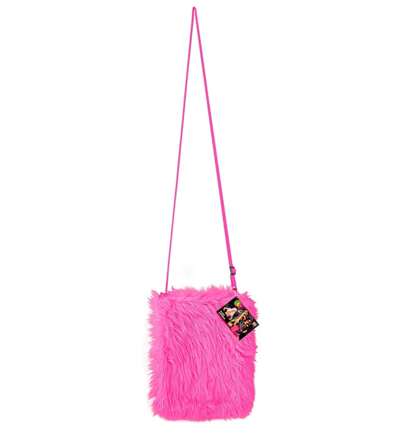 Neon Plüsch Handtasche 20 x 24 cm | Pink