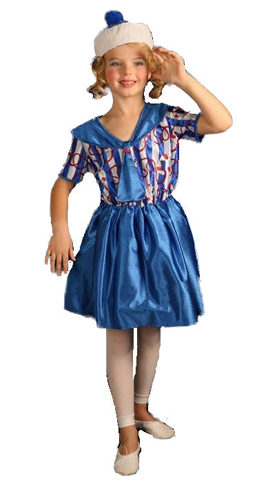 Matrosen Kostüm Betty für Mädchen - Blau