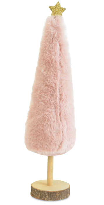 Riffelmacher Deko Plüsch Weihnachtsbaum Rosa 12088 - 30 cm