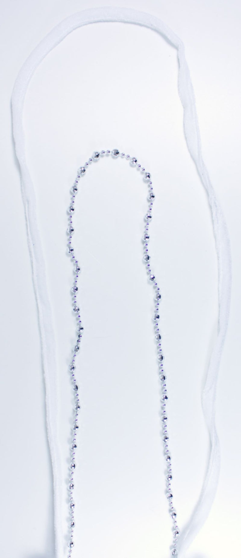 Charleston Pailletten Handtasche | Silber