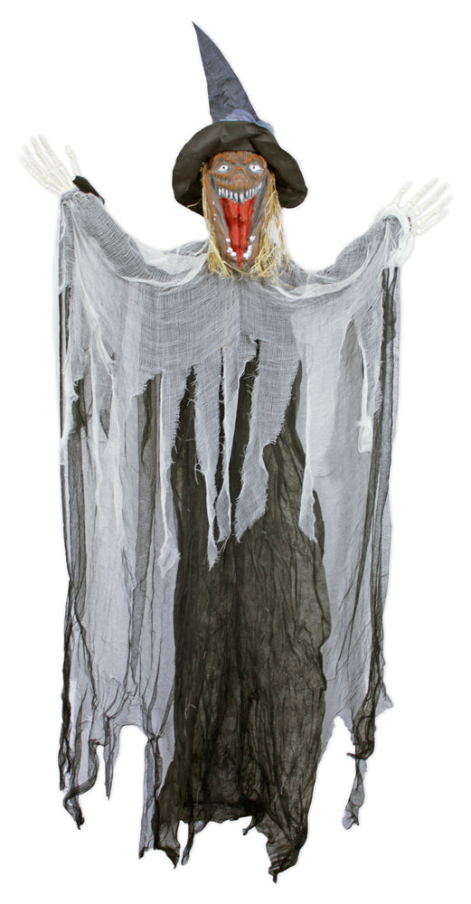 Halloween Dekoration Grusel Hexe - 170 cm | Hängefigur Geist