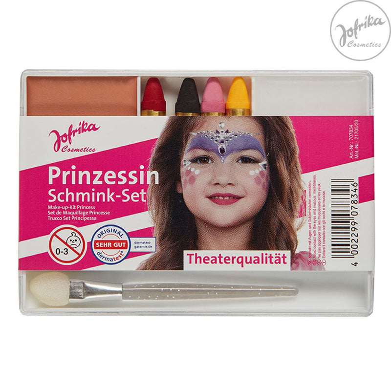 Jofrika Karneval Schmink-Set "Prinzessin" 707834 | Theater Qualität