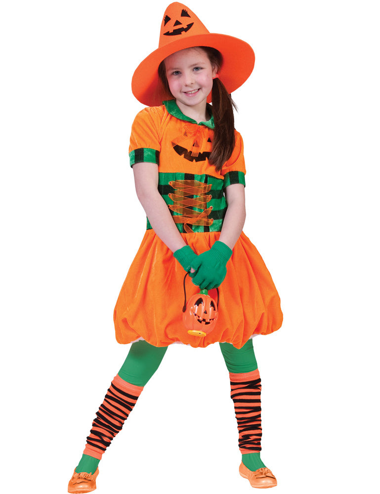 Pumpkin Girl - Kürbis Kostüm für Mädchen | Ballonkleid
