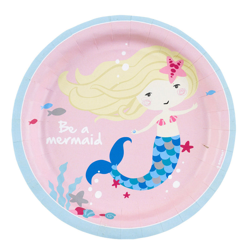 Amscan "Be a Mermaid" Meerjungfrau - Kinder Geburtstag Partydekoration Partygeschirr