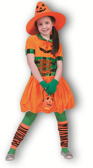 Pumpkin Girl - Kürbis Kostüm für Mädchen | Ballonkleid