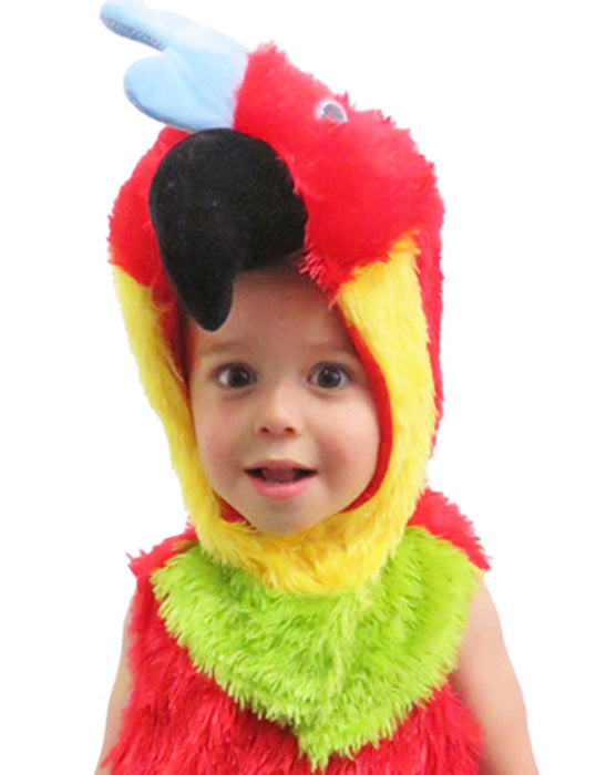 Bunter Papagei Baby Kostüm - Kinderkostüm Karneval