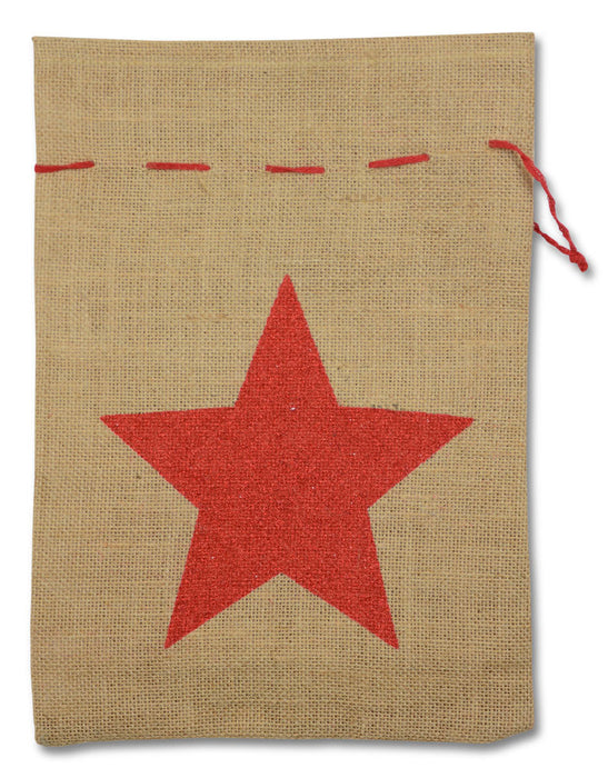 Nikolaussack Jutesack 25 x 35 cm | Motiv Geschenkesack Weihnachten Advent