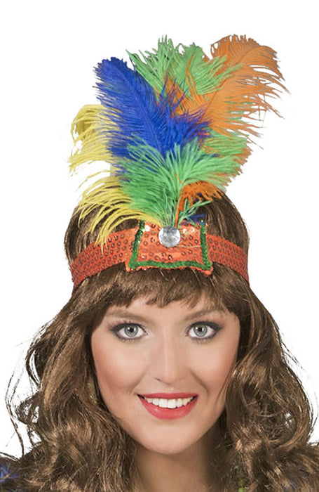 Brasilianerin Kostüm "Leticia" für Damen - Buntes Samba Party Tanzkleid