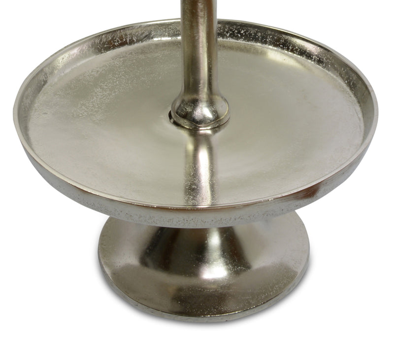 Riffelmacher Etagere 70123 - 2 Ebenen - Silber 65x35cm