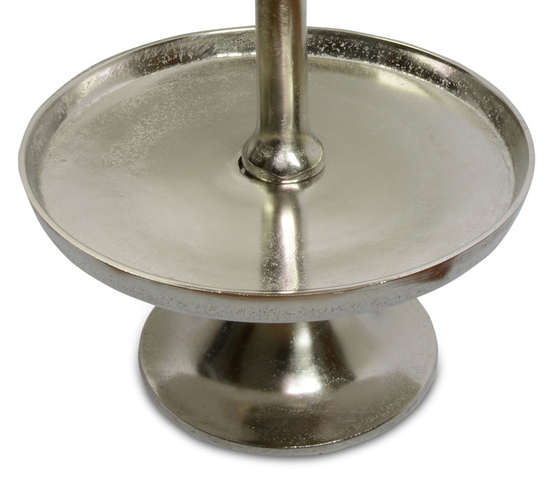 Riffelmacher Etagere 70123 - 2 Ebenen - Silber 65x35cm