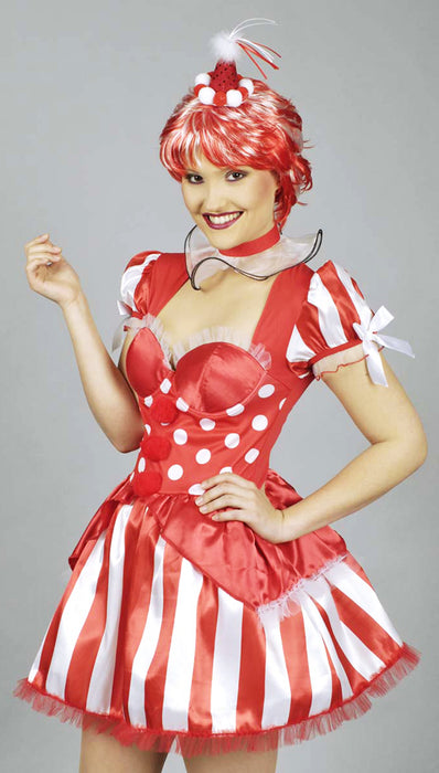 Clown Red Kostüm für Damen
