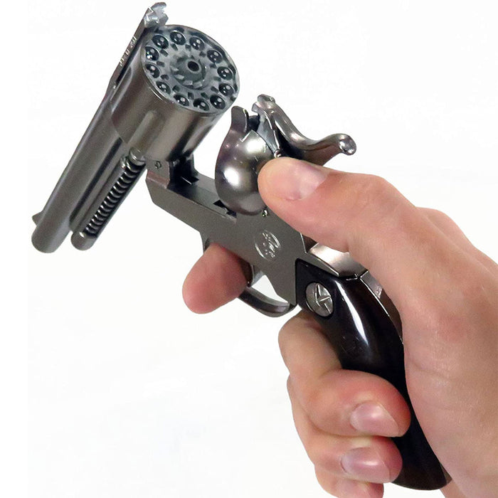 Gonher 121/0 - 12 Schuss Cowboy Western Colt Revolver - Silber / Schwarz