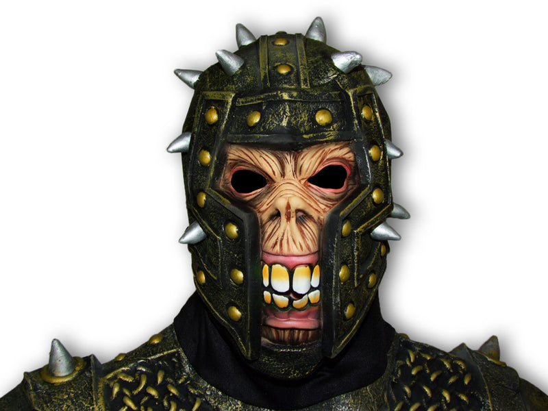 Zombie Affenkrieger Maske mit Umhang