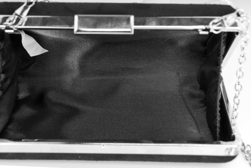 Clutch mit Hirschstickerei - Abendtasche für Damen - Sand