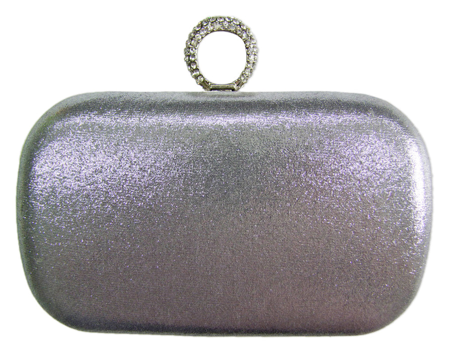 Elegante Handtasche "Mosaik" | Clutch Silber