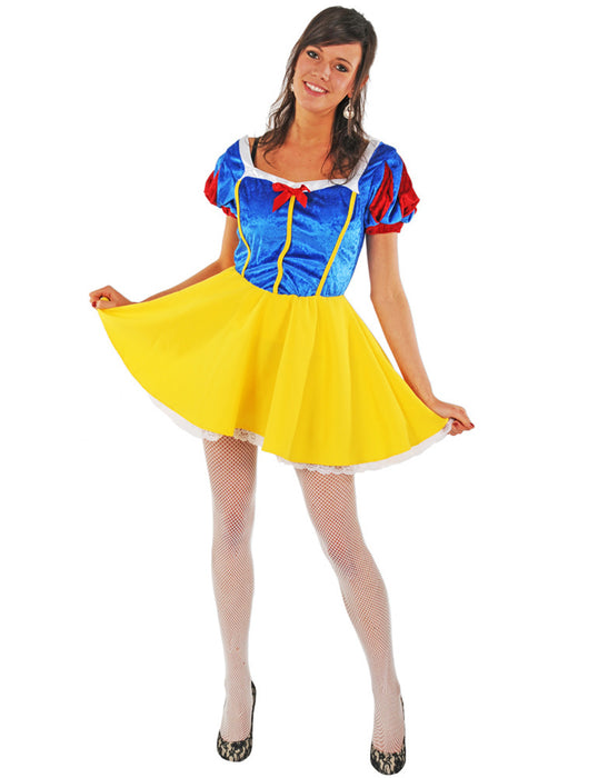 Schneewittchen Kostüm für Damen - Kurz | Märchen Kleid