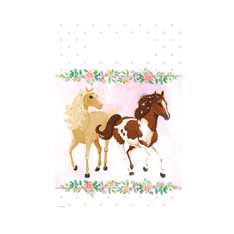 "Beautiful Horses" | 8 Papiertüten - Rosa