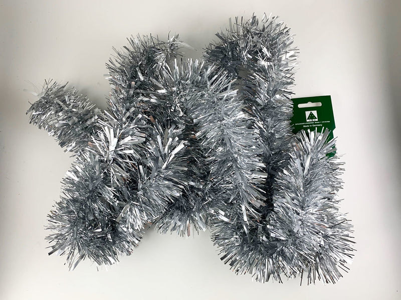 Riffelmacher Weihnachtsgirlande Busch-Mix 2m 37272 - Silber