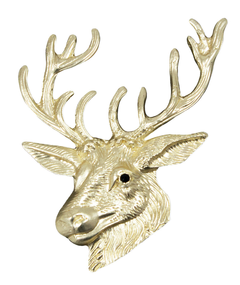 Magnet Brosche Tuchhalter - Gold