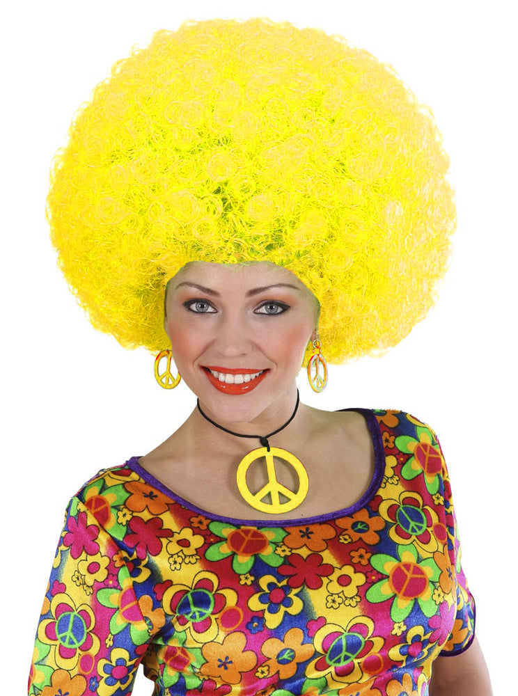 Hippie Schmuck Set Neon Gelb