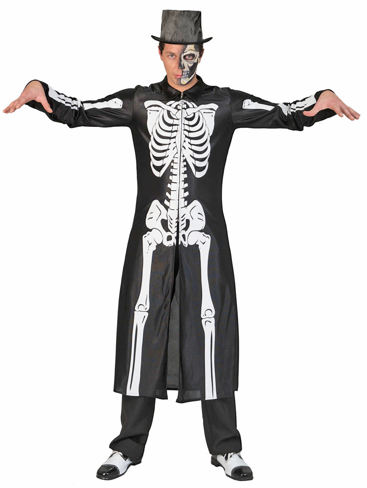 Day of the Dead Skelett Mantel für Herren | Halloween Kostüm