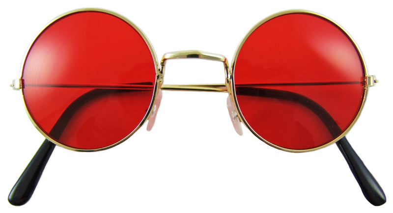 Lennon Brille | 60er 70er Jahre Party Kostüm Zubehör Nickelbrille