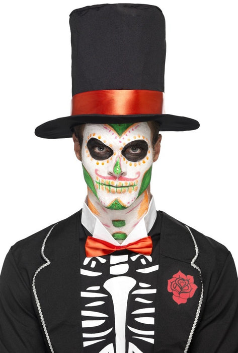Flüssiglatex Set mit Applikator 4 x 29,5 ml - Neon Day of the Dead