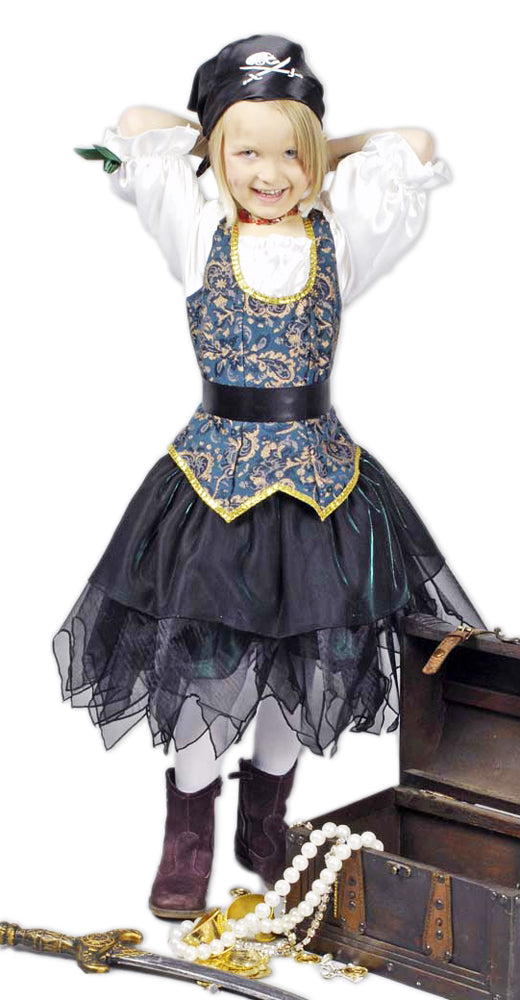 Piratin Angelica Seeräuberin Kostüm für Kinder