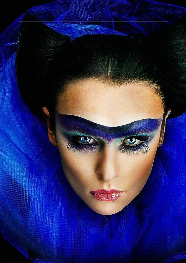 Eyecatcher Motivlinsen - farbige 3-Monats-Kontaktlinsen | m12 - Blue Elfe