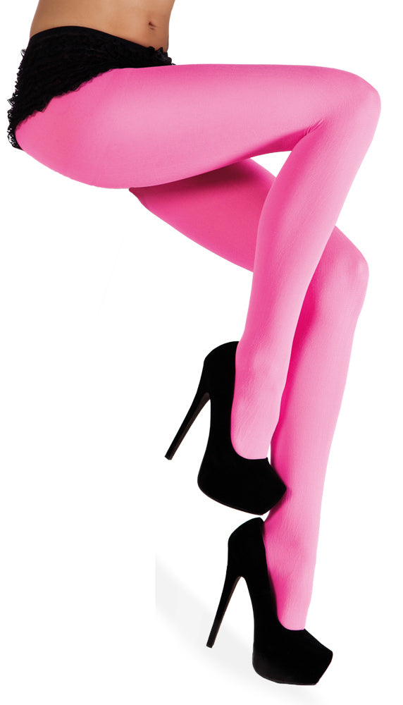 Blickdichte Strumpfhose für Damen 40 DEN | Neon Pink