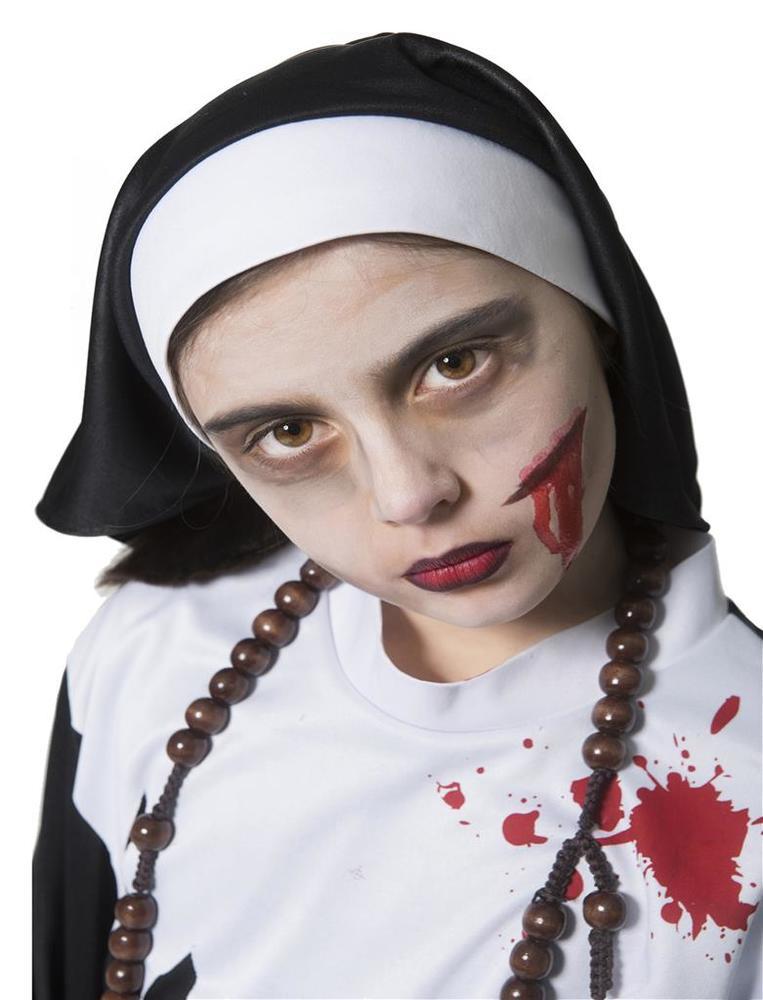 Blutige Nonne - Horror Halloween Kinder Nonnenkostüm