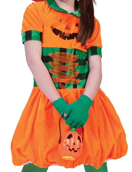 Pumpkin Girl - Kürbis Kostüm für Mädchen | Ballonkleid