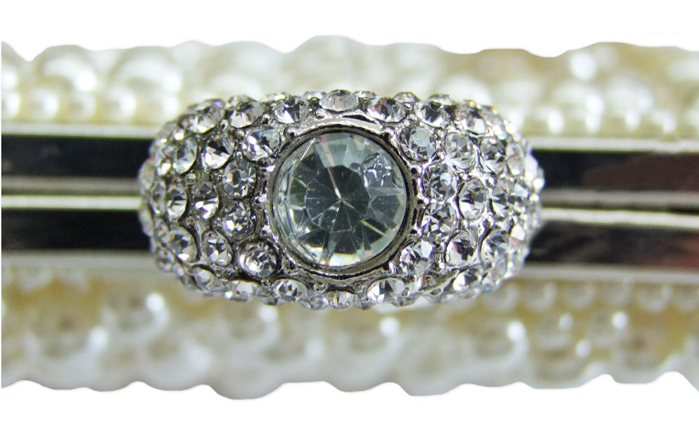 Elegante Handtasche "Princess" | Clutch Creme