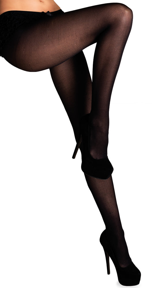 Blickdichte Strumpfhose für Damen 40 DEN | Schwarz