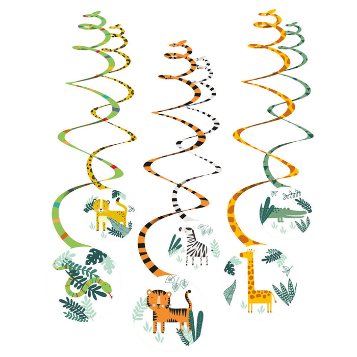 "Get Wild" Safari | 6 Deko-Spiralen