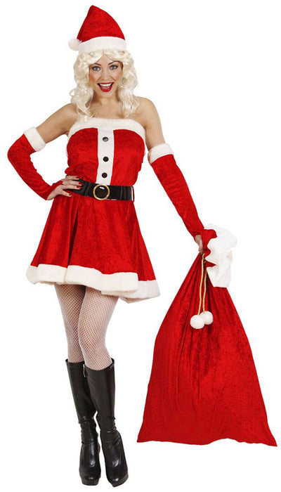 Nikolaus Geschenkesack Samt Rot | 100 x 60 cm