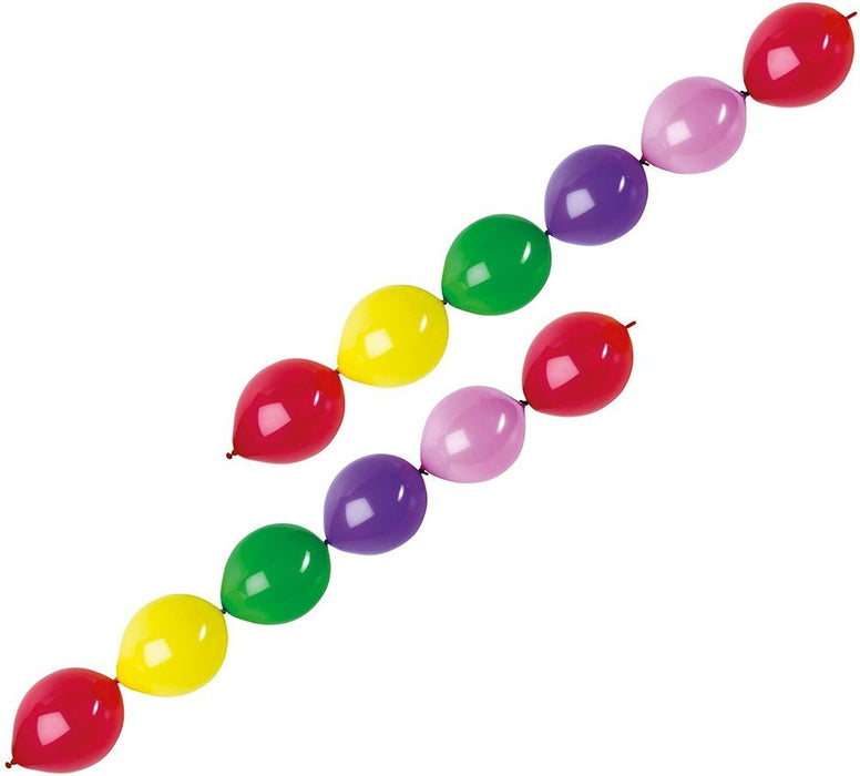 Latexballon Girlande Luftballons 27,5 cm - 10 Stück Mehrfarbig