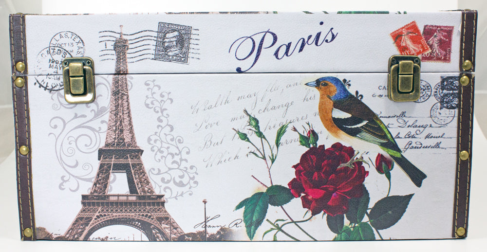 Schmuckkästchen Schatzkiste aus Holz "Paris"