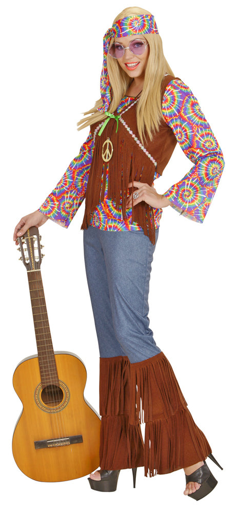 Hippie Retro Kostüm Damen