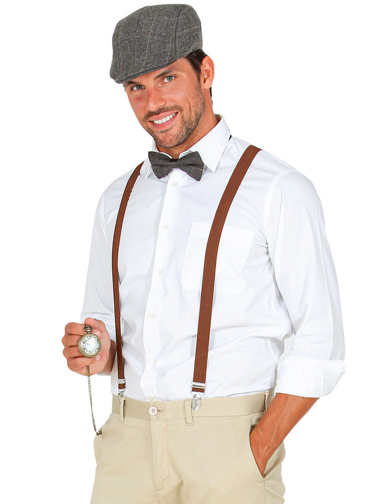 Kostüm-Set "Die Wilden 20er" - 4-tlg. mit Schiebermütze 68559 | Charleston Gangster