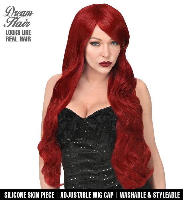 Dream Hair Langhaar Perücke "Kayla" - Rot