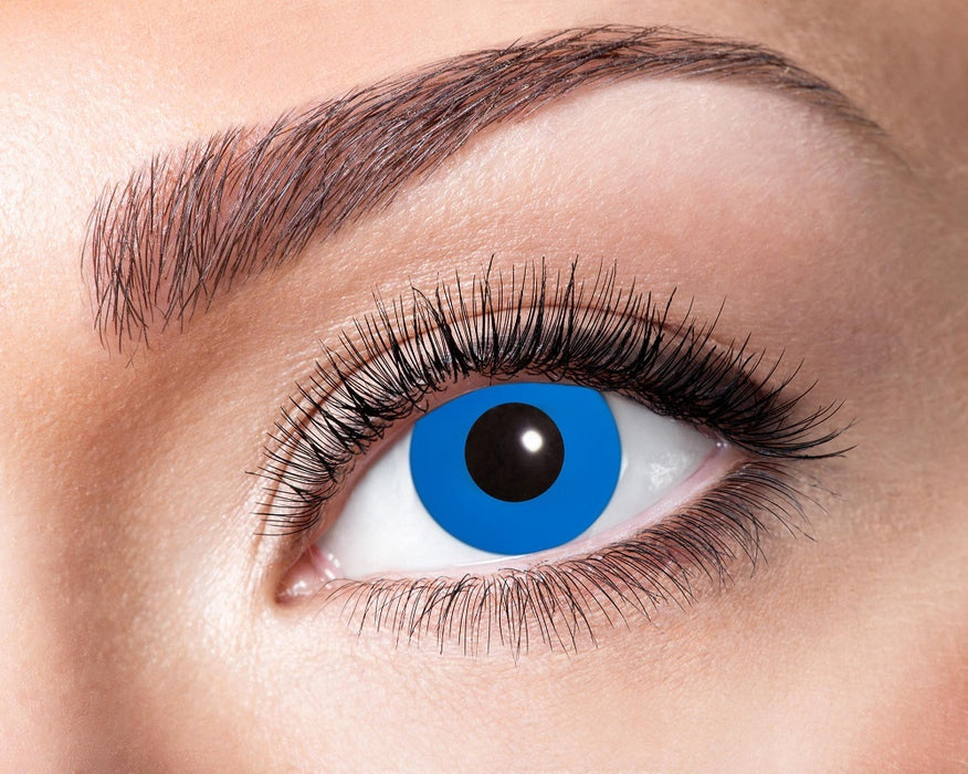 Eyecatcher UV Kontaktlinsen - Flash Blue U75 |  Farbige 1-Monatslinsen