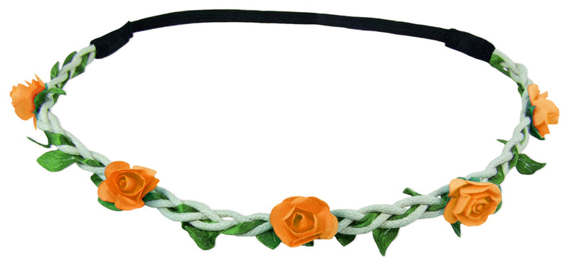 Blumen Haarband "Bella" mit kleinen Rosen | Haarschmuck Hochzeit Kommunion